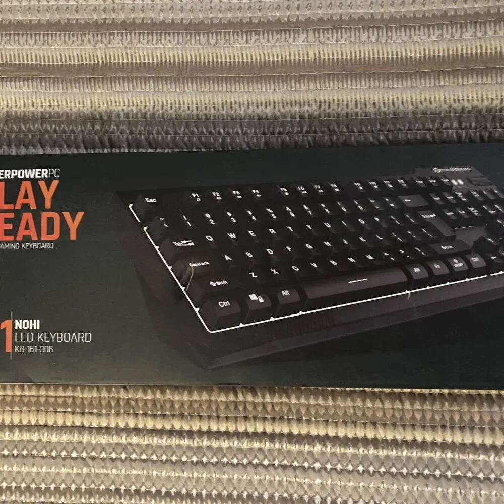 CyberpowerPC Play Ready Wired Gaming Keyboard 01 NOHI and M1 131 Gaming Mouse